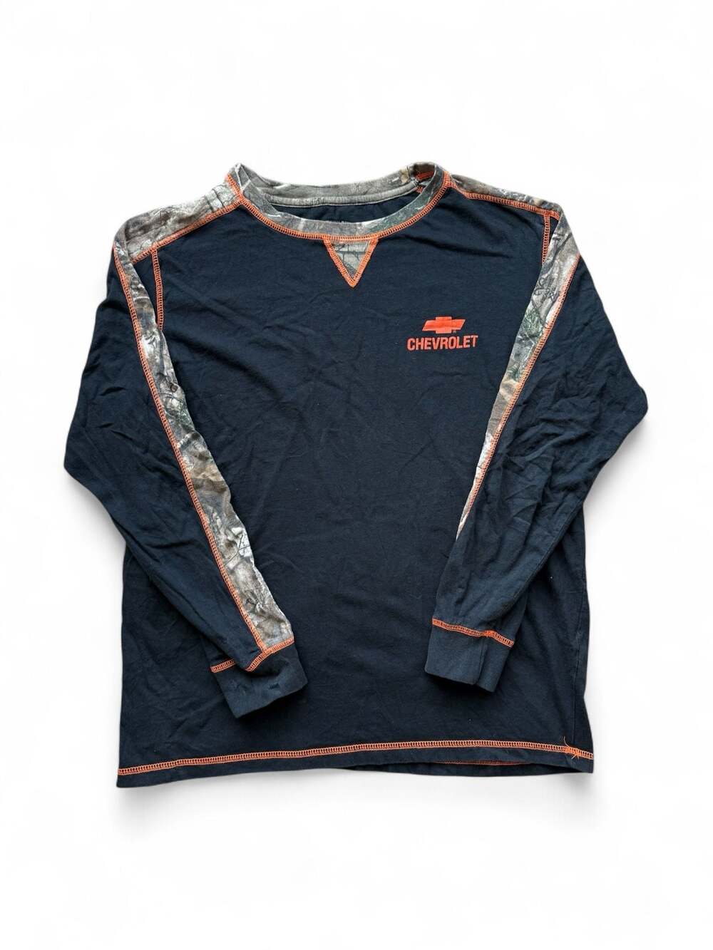Buckhorn River Chevrolet Long Sleeve Camo Accent T-Shirt